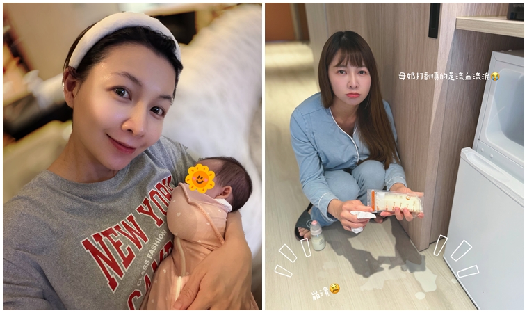當媽太難！謝京穎每晚癡心妄想陷兩難，照鏡鬆肚皮崩潰，乳腺炎燒40度：「腦子快燒壞」