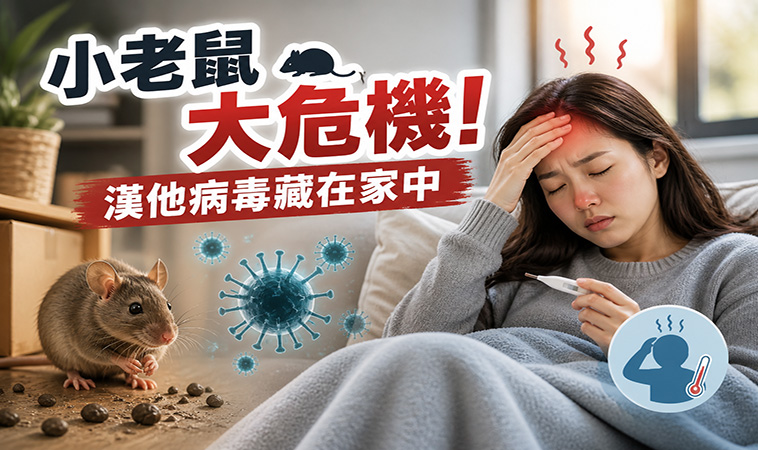 漢他病毒雙北現蹤！看到老鼠屎別直接掃，醫師提醒：這招「噴、等、擦」才能避免感染