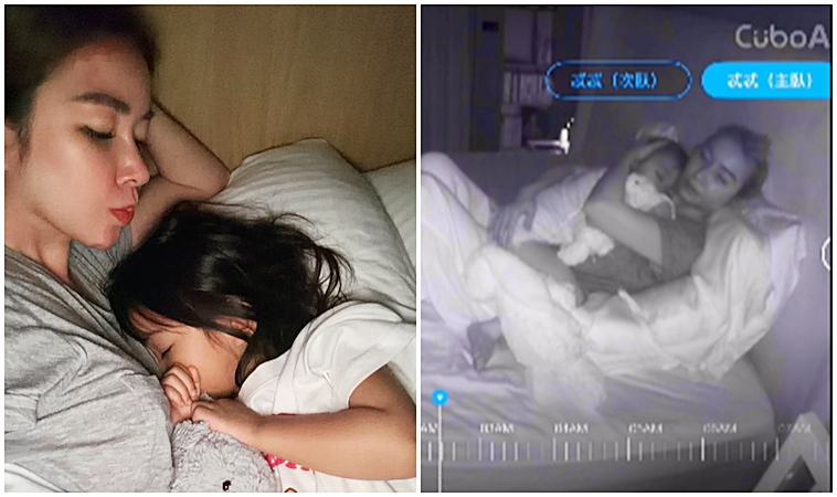 許維恩女兒半夜咳到吐！看診2次仍未果，她心碎整夜「抱著睡」，監視器畫面惹哭全網