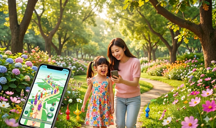 為什麼全台都在瘋「皮克敏」？這群小生物有魔力，讓不愛動的孩子，也心甘情願出門散步