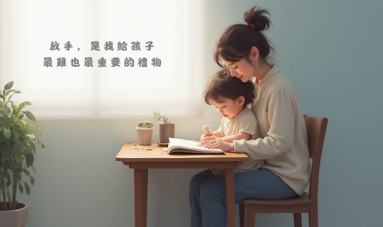 放手，是我給孩子最難也最重要的禮物－４大步驟調整讀書方法，學習能走得更長遠。
