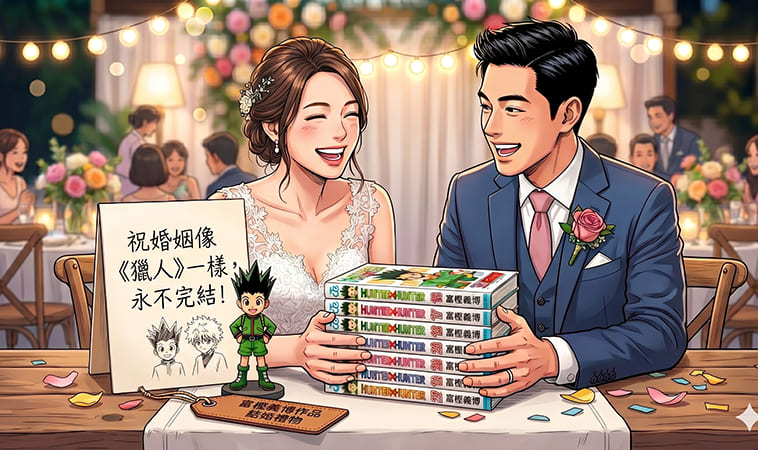 《獵人》竟成結婚禮物爆紅！「永不完結」背後藏最浪漫婚姻寓意