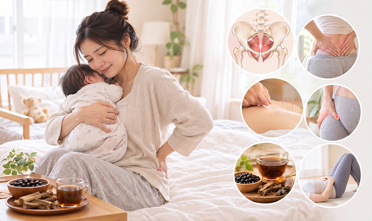產後骨盆變形怎麼辦？腰痠、漏尿、骨盆歪斜怎麼改善？中醫教妳調理方法